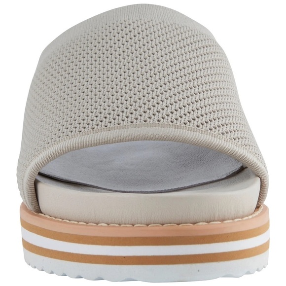 David Tate Aline Bone stretch fabric slides Sz 10.5 WW (EE) New - Picture 3 of 11